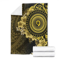 Vanuatu Blanket Hibisus Polynesian Pattern Gold LT14 - Polynesian Pride
