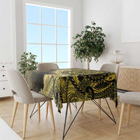 Vanuatu Tablecloth Hibisus Polynesian Pattern Gold LT14 - Polynesian Pride