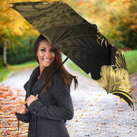 Vanuatu Umbrella Hibisus Polynesian Pattern Gold LT14 - Polynesian Pride
