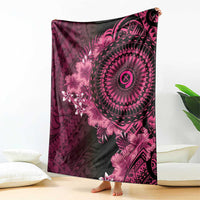 Vanuatu Blanket Hibisus Polynesian Pattern Pink LT14 - Polynesian Pride