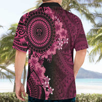 Vanuatu Hawaiian Shirt Hibisus Polynesian Pattern Pink LT14 - Polynesian Pride