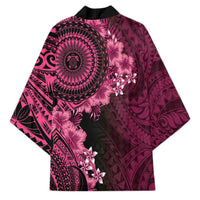 Vanuatu Kimono Hibisus Polynesian Pattern Pink LT14 - Polynesian Pride