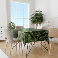 Vanuatu Tablecloth Hibisus Polynesian Pattern Green LT14 - Polynesian Pride
