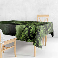 Vanuatu Tablecloth Hibisus Polynesian Pattern Green LT14 - Polynesian Pride