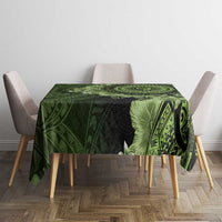 Vanuatu Tablecloth Hibisus Polynesian Pattern Green LT14 - Polynesian Pride