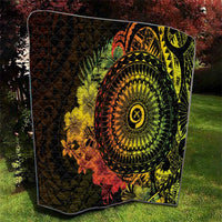 Vanuatu Quilt Hibisus Polynesian Pattern Reggae - Polynesian Pride