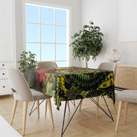 Vanuatu Tablecloth Hibisus Polynesian Pattern Reggae LT14 - Polynesian Pride