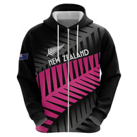 New Zealand Silver Fern Rugby Custom Hoodie 2025 All Black Go Champions - Polynesian Pride