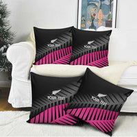 New Zealand Silver Fern Rugby Custom Pillow Cover 2025 All Black Go Champions - Polynesian Pride