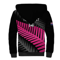 New Zealand Silver Fern Rugby Custom Sherpa Hoodie 2025 All Black Go Champions - Polynesian Pride