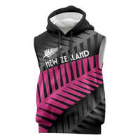 New Zealand Silver Fern Rugby Custom Sleeveless Hoodie 2025 All Black Go Champions - Polynesian Pride