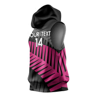 New Zealand Silver Fern Rugby Custom Sleeveless Hoodie 2025 All Black Go Champions - Polynesian Pride