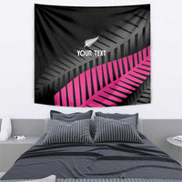 New Zealand Silver Fern Rugby Custom Tapestry 2025 All Black Go Champions - Polynesian Pride