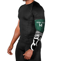 New Zealand South Africa Rugby Arm Sleeves Springboks Kente All Black Maori Together - Polynesian Pride
