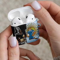 New Zealand Argentina Rugby AirPods Case 2025 Los Pumas All Black Together - Polynesian Pride