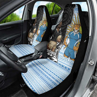 New Zealand Argentina Rugby Car Seat Cover 2025 Los Pumas All Black Together - Polynesian Pride