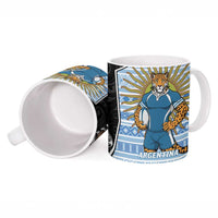 New Zealand Argentina Rugby Ceramic Mug 2025 Los Pumas All Black Together - Polynesian Pride