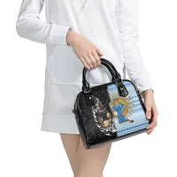 New Zealand Argentina Rugby Shoulder Handbag 2025 Los Pumas All Black Together - Polynesian Pride