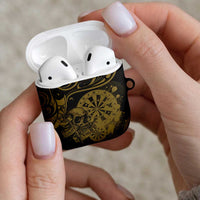 New Zealand Darts AirPods Case Skull In Dart We Trust Maori Pattern LT14 - Polynesian Pride