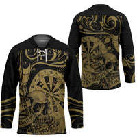 New Zealand Darts Hockey Jersey Skull In Dart We Trust Maori Pattern LT14 - Polynesian Pride