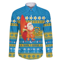 Tuvalu Christmas Family Matching Puletasi and Hawaiian Shirt Cute Santa Manuia te Kilisimasi - Polynesian Pride