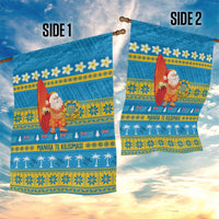 Tuvalu Christmas Garden Flag Cute Santa Manuia te Kilisimasi - Polynesian Pride