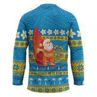 Tuvalu Christmas Hockey Jersey Cute Santa Manuia te Kilisimasi LT14 - Polynesian Pride