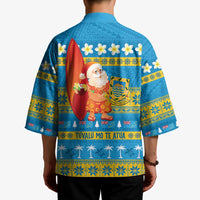 Tuvalu Christmas Kimono Cute Santa Manuia te Kilisimasi - Polynesian Pride