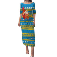 Tuvalu Christmas Puletasi Cute Santa Manuia te Kilisimasi - Polynesian Pride