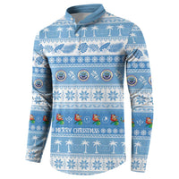 FSM Christmas Button Sweatshirt Merry Xmas Federated States of Micronesia - Polynesian Pride