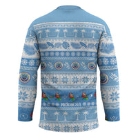 FSM Christmas Hockey Jersey Merry Xmas Federated States of Micronesia LT14 - Polynesian Pride