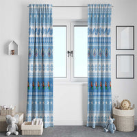 FSM Christmas Window Curtain Merry Xmas Federated States of Micronesia - Polynesian Pride