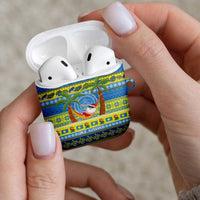 Palau Christmas AirPods Case Chilling Santa Ungil Kurismas LT14 - Polynesian Pride