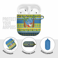 Palau Christmas AirPods Case Chilling Santa Ungil Kurismas LT14 - Polynesian Pride