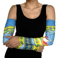 Palau Christmas Arm Sleeves Chilling Santa Ungil Kurismas - Polynesian Pride