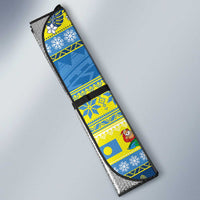 Palau Christmas Auto Sun Shade Chilling Santa Ungil Kurismas - Polynesian Pride