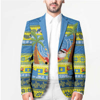 Palau Christmas Blazer Chilling Santa Ungil Kurismas - Polynesian Pride