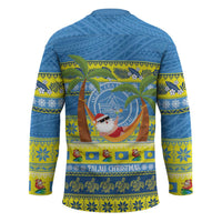 Palau Christmas Hockey Jersey Chilling Santa Ungil Kurismas - Polynesian Pride