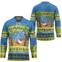 Palau Christmas Hockey Jersey Chilling Santa Ungil Kurismas LT14 - Polynesian Pride