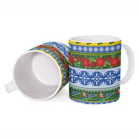 Solomon Islands Christmas Ceramic Mug The Solomons Melanesian Meri Krismas - Polynesian Pride