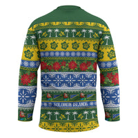 Solomon Islands Christmas Hockey Jersey The Solomons Melanesian Meri Krismas LT14 - Polynesian Pride