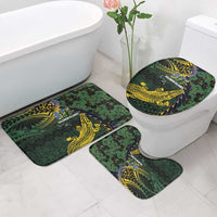 Solomon Islands Bathroom Set 677 Proud Crocodile Melanesian Pattern - Polynesian Pride