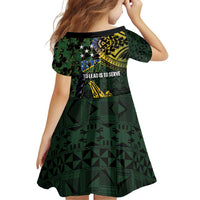Solomon Islands Family Matching Off Shoulder Short Dress and Hawaiian Shirt 677 Proud Crocodile Melanesian Pattern - Polynesian Pride