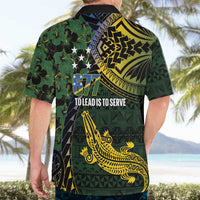 Solomon Islands Hawaiian Shirt 677 Proud Crocodile Melanesian Pattern - Polynesian Pride