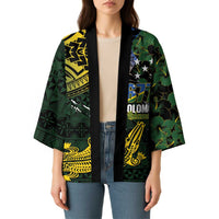 Solomon Islands Kimono 677 Proud Crocodile Melanesian Pattern - Polynesian Pride