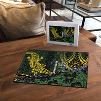 Solomon Islands Puzzle 677 Proud Crocodile Melanesian Pattern - Polynesian Pride