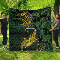 Solomon Islands Quilt 677 Proud Crocodile Melanesian Pattern - Polynesian Pride