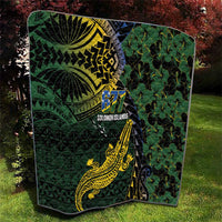 Solomon Islands Quilt 677 Proud Crocodile Melanesian Pattern - Polynesian Pride