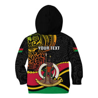 Personalised Vanuatu Unity Day Kid Hoodie 29 November Coat Of Arms With Flag Style LT14 - Polynesian Pride