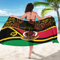 Vanuatu Unity Day Sarong 29 November Coat Of Arms With Flag Style LT14 - Polynesian Pride